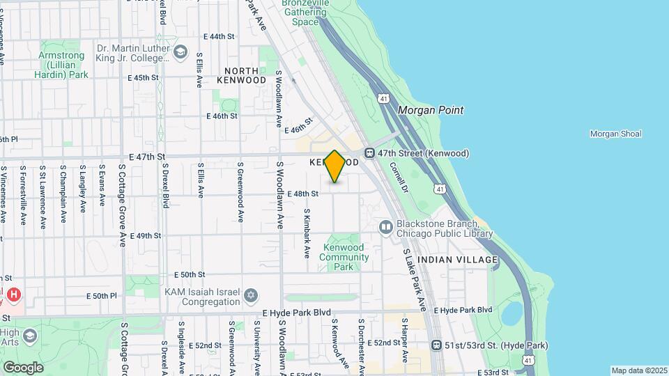 1340-1348 E 48th St Mapa y Detalles de la Ubicación