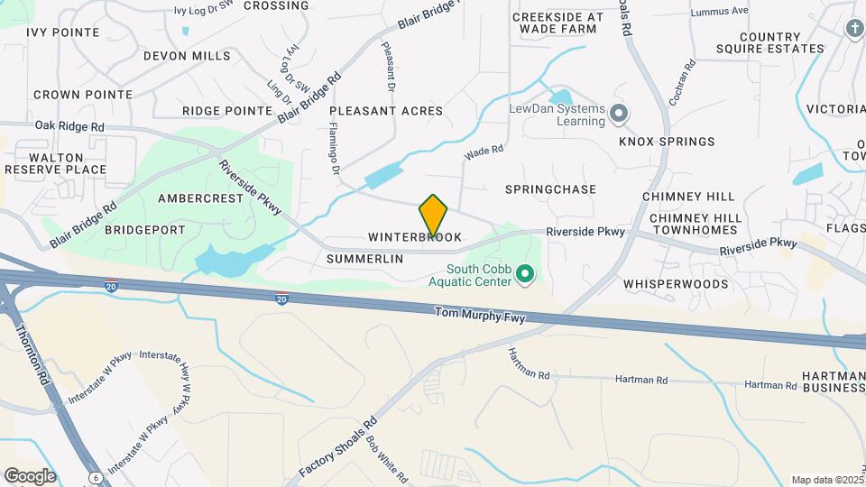 1027 Winterglen Way Mapa y Detalles de la Ubicación