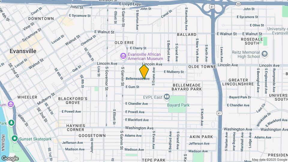 725 Bellemeade Ave Map and Location Details