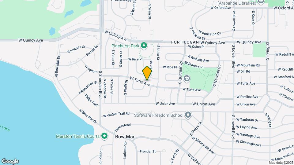 4641 W Tufts Ave Map and Location Details