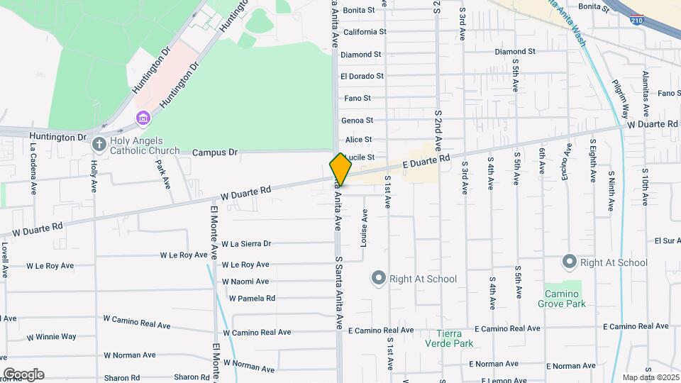 1018 Santa Anita Ave Map and Location Details