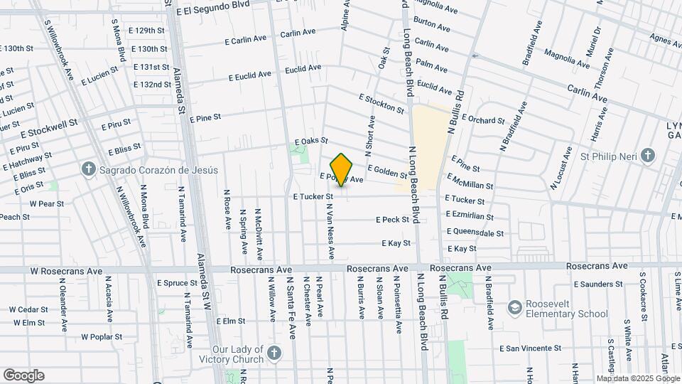 929-931 E Tucker St Mapa y Detalles de la Ubicación