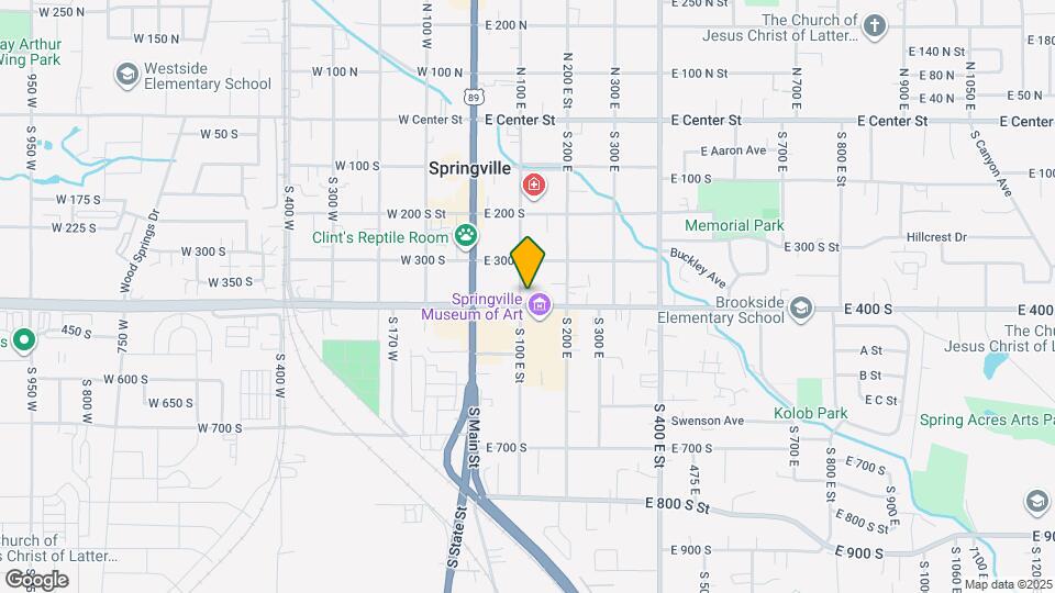 113 E 400 S Map and Location Details