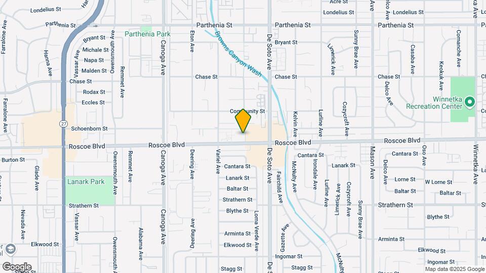 21001 Roscoe Blvd Mapa y Detalles de la Ubicación