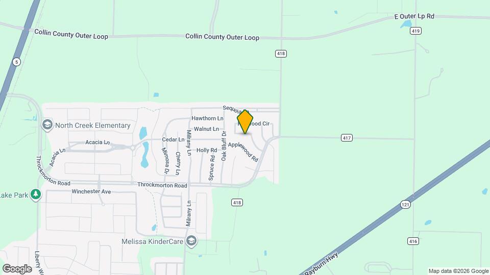 3608 Cottonwood Rd Map and Location Details