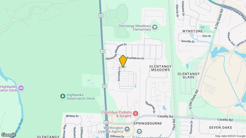 8737 Olenmead Dr Map and Location Details