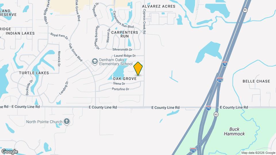 24922 Oakhaven Ct Map and Location Details