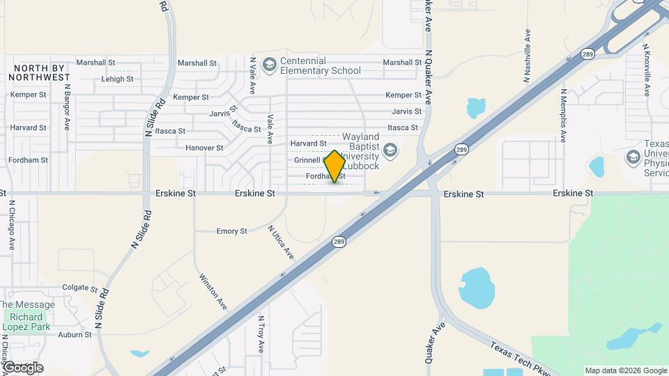 4620 Erskine St Map and Location Details