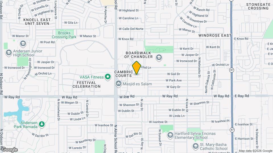 852 W Park Ave Map and Location Details