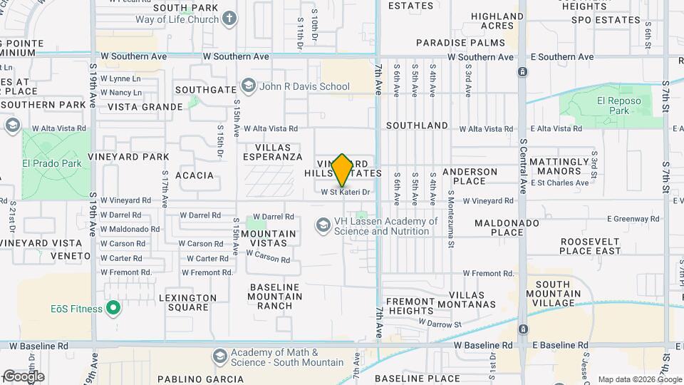 903 W St Kateri Ave Map and Location Details