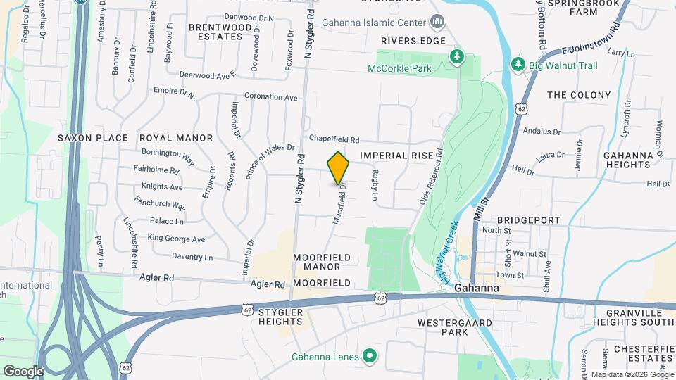 217 Moorfield Dr Mapa y Detalles de la Ubicación