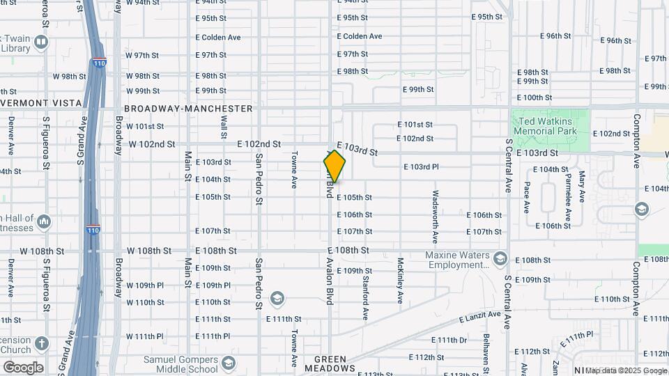 10410 Avalon Blvd Map and Location Details