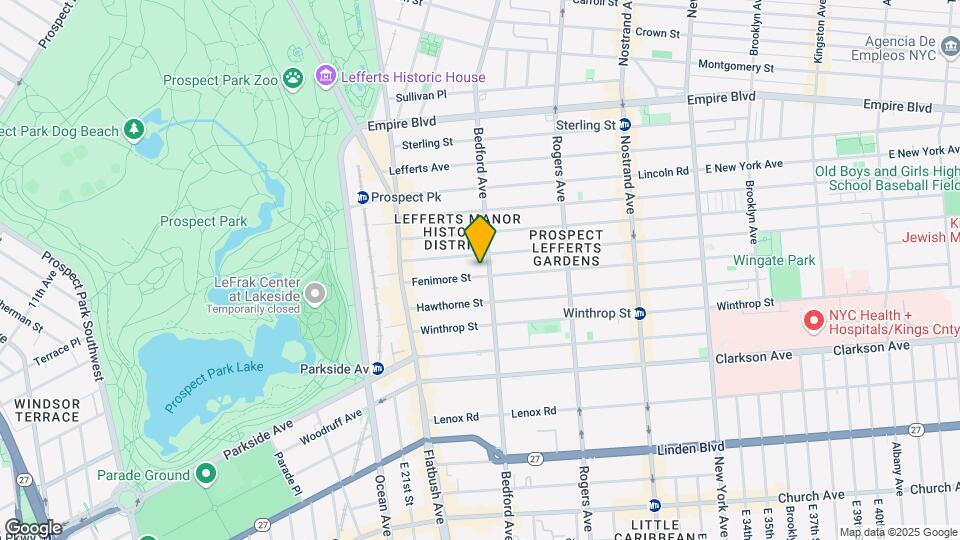 146 Fenimore St Map and Location Details