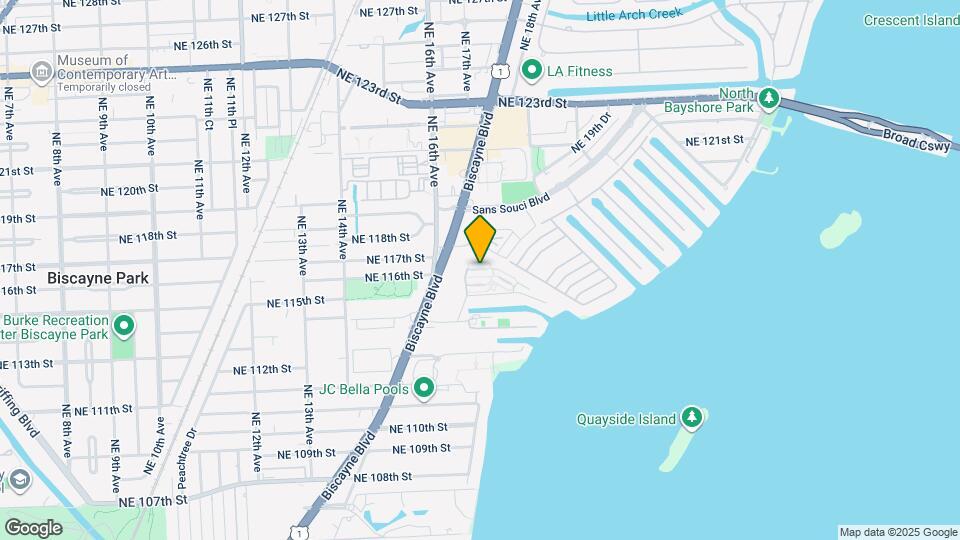 1655 NE 115th St, Unit 40-B Map and Location Details