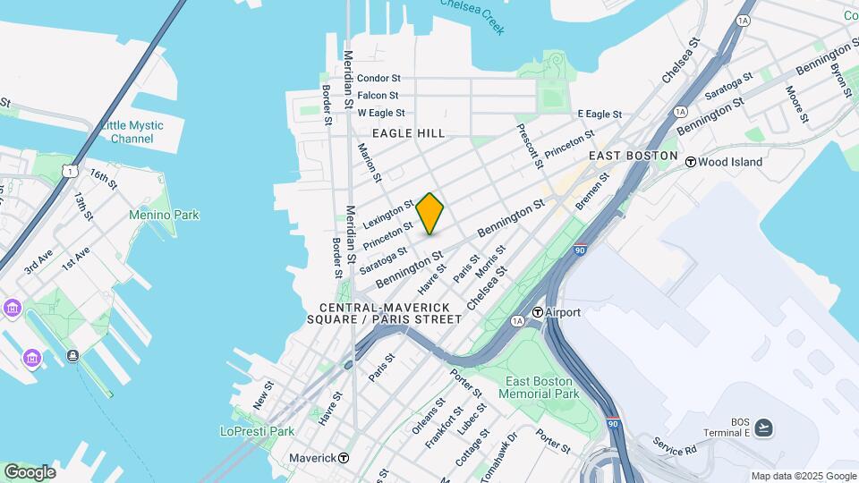 125 Saratoga St Map and Location Details