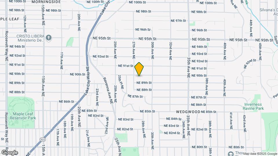 2717 NE 90th St Map and Location Details