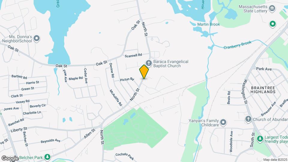 599 North St Map and Location Details