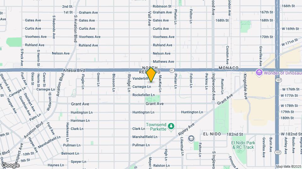 2309 Carnegie Ln Mapa y Detalles de la Ubicación
