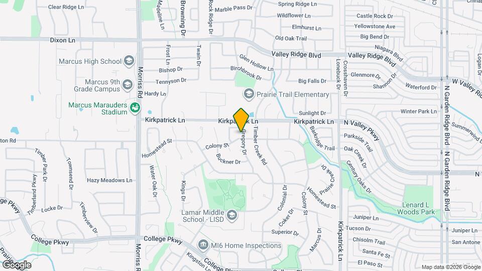 5405 Fairdale Dr Map and Location Details