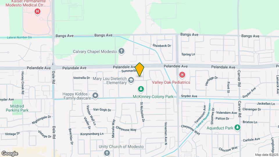2309 Warm Springs Dr Map and Location Details