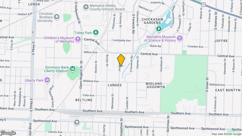 382 Josephine St Mapa y Detalles de la Ubicación