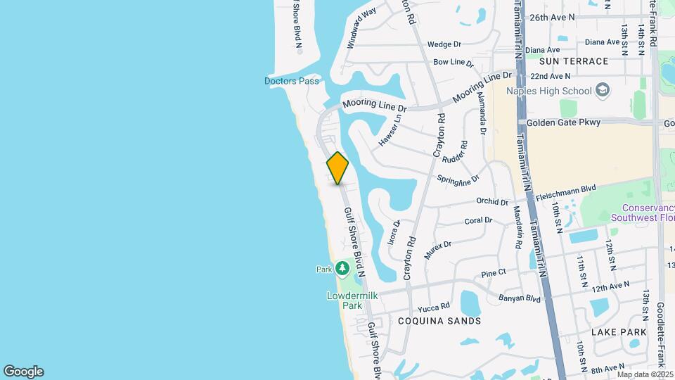 1851 Gulf Shore Blvd N Map and Location Details