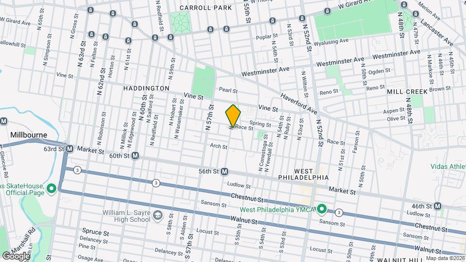 155 N 56th St Map and Location Details