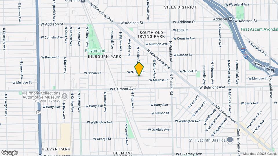 3249 N Keeler Ave Map and Location Details