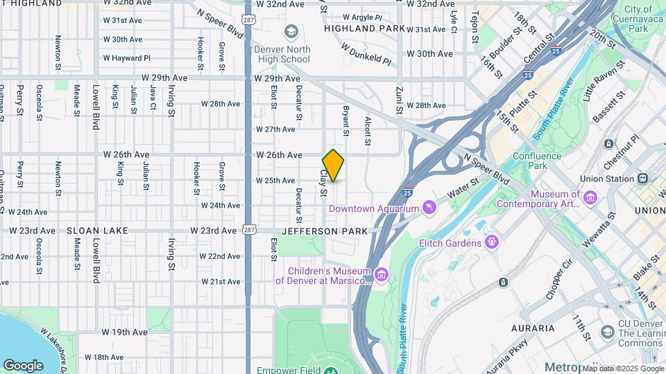 2456 Clay St Map and Location Details