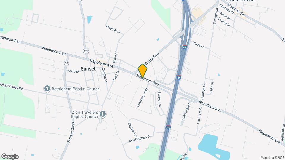 1014 Napoleon Ave Map and Location Details