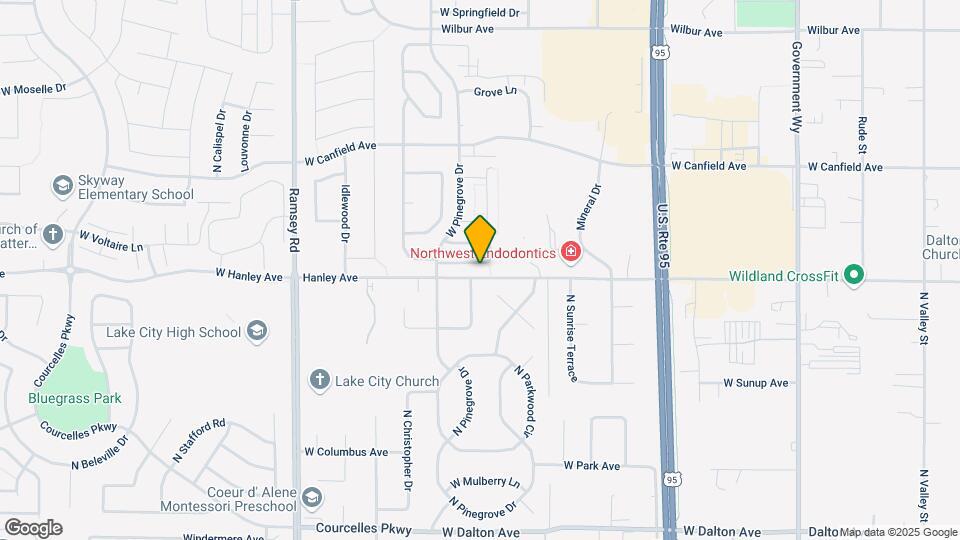 969 W Willow Lake Loop Map and Location Details