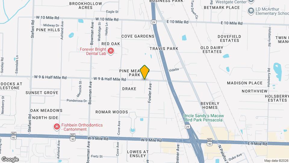 9897 McLuvin Rd Map and Location Details