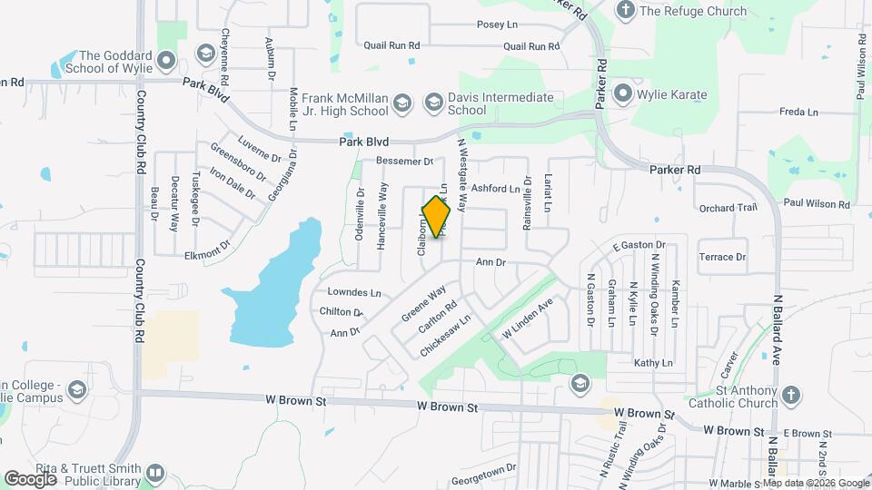 607 Pickwick Ln Map and Location Details