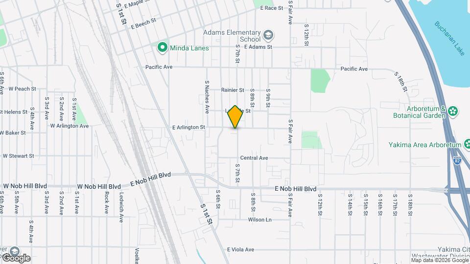 1204 S 7th St Map and Location Details