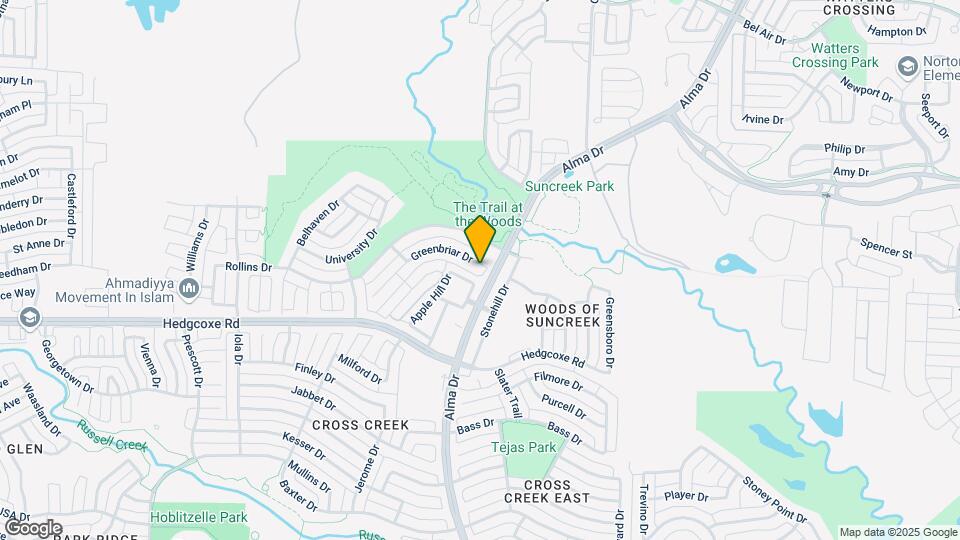 1403 Greenbriar Dr Map and Location Details