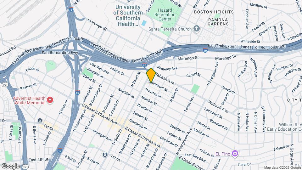 2418 Fairmount St, Unit 2418 Map and Location Details