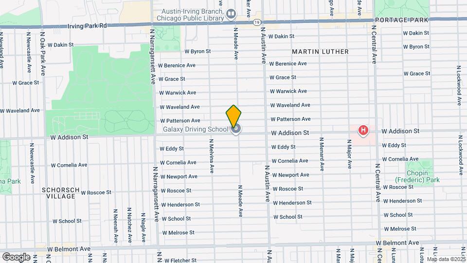 6108 W Addison St, Unit 4 Map and Location Details