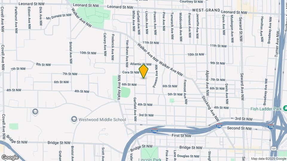 747 Lincoln Ave NW Map and Location Details