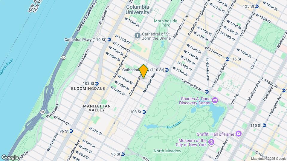67 W 107th St Map and Location Details