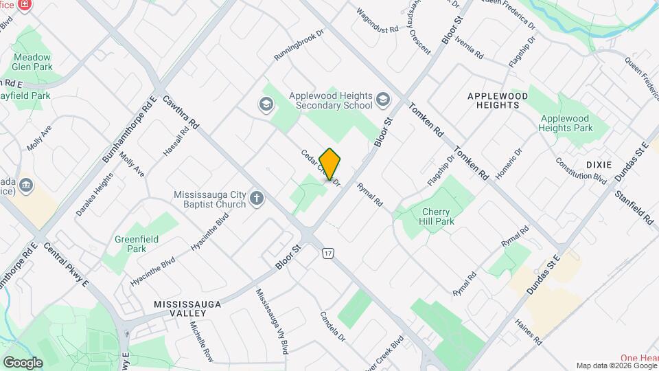 3364 Cedar Creek Dr Map and Location Details