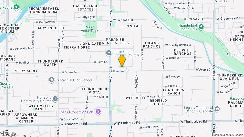 7403 W Lisbon Ln Map and Location Details