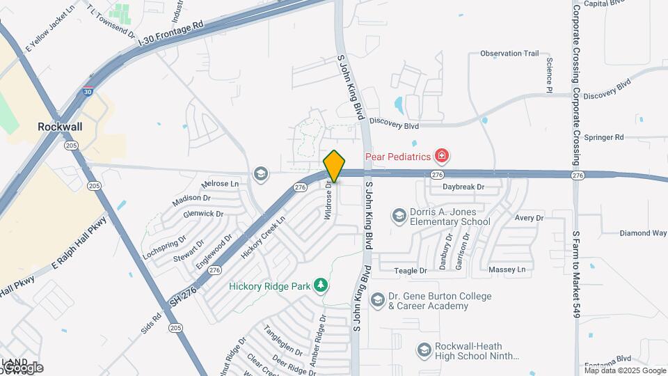 1837 Wildrose Dr Map and Location Details