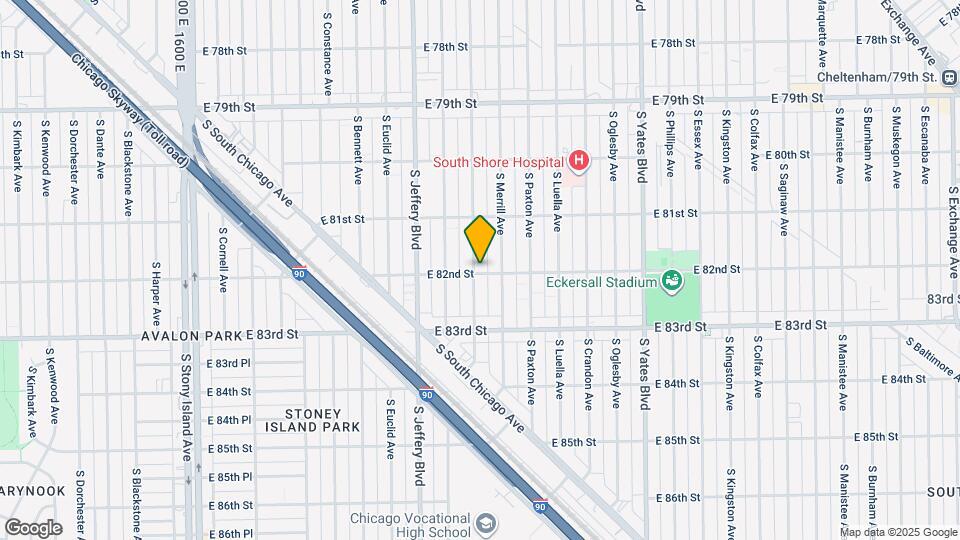 2102-2104 E 82nd St Map and Location Details