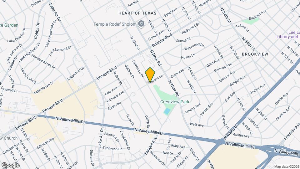 1133 Lawrence Dr Map and Location Details