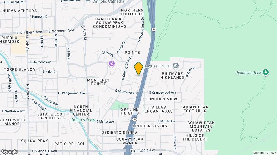 Squaw Peak Condos Mapa y Detalles de la Ubicación
