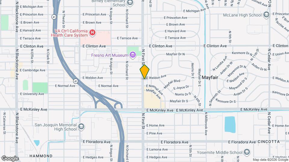 1930 N 1st St Mapa y Detalles de la Ubicación