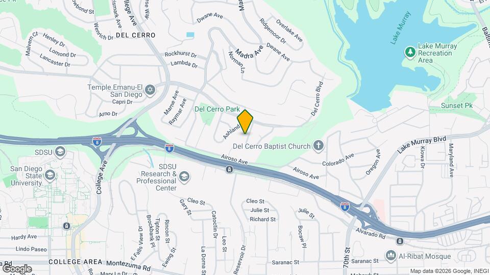 5644 Regis Ave Map and Location Details