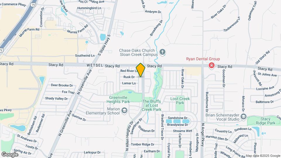 1724 Honey Creek Ln Map and Location Details