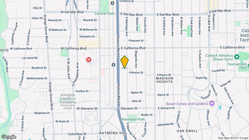 180 E Fillmore St Map and Location Details