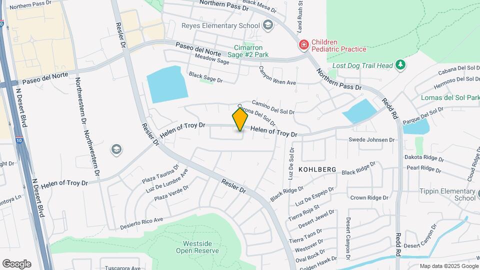 1513 Prickley Pear Dr Map and Location Details